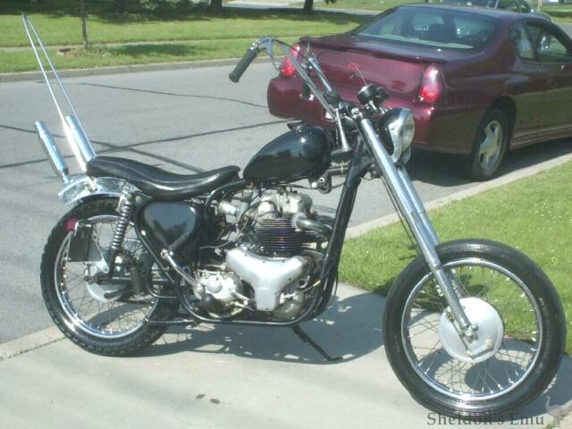 1960 BSA A10 Spitfire Chopper