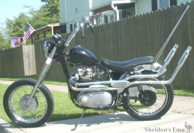 1960 BSA A10 Spitfire Chopper