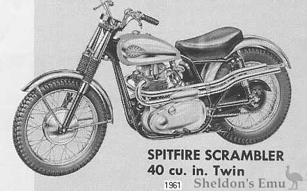 1961 BSA A10 Spitfire Scrambler