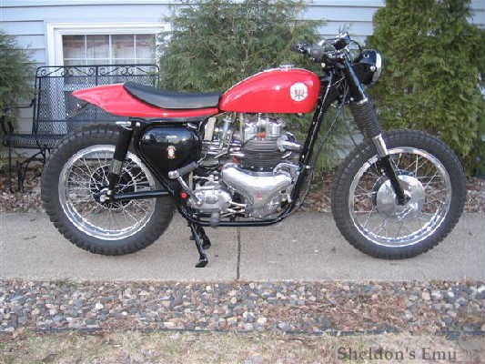 1962 BSA A10 Street Tracker