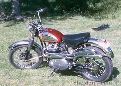 1963 BSA Gold Star Spitfire Scrambler