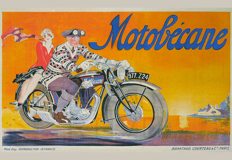 Motobecane 1930 Poster