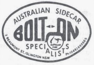 Bolt-On-Sidecars Logo